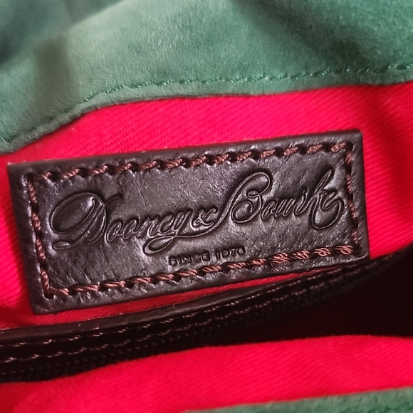 Dooney & Bourke Florentine Black Leather Satchel Crossbody Shoulder Bag - Picture 14 of 16